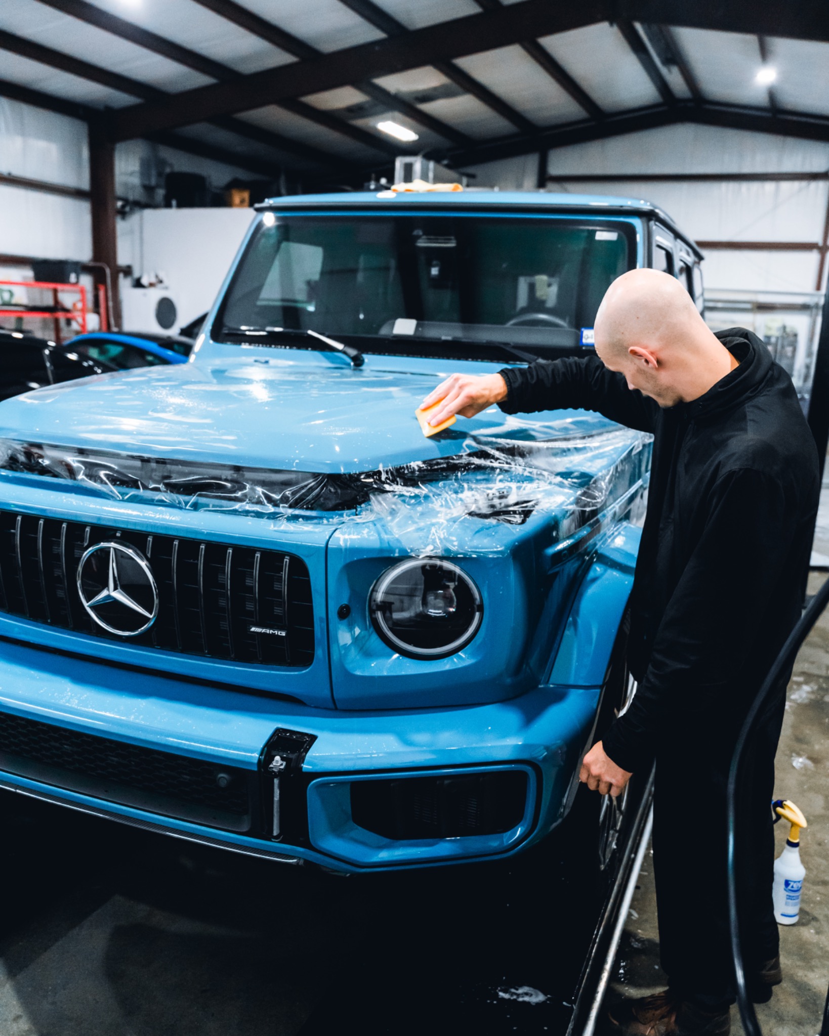 Automotive protection film installation